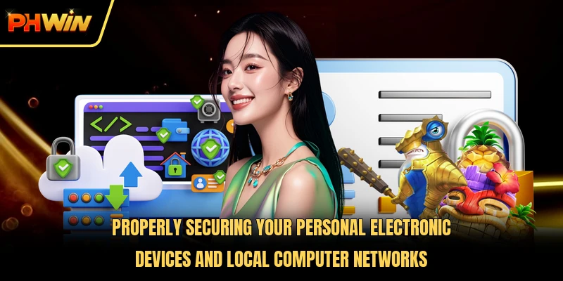 Properly securing your personal electronic devices and local computer networks